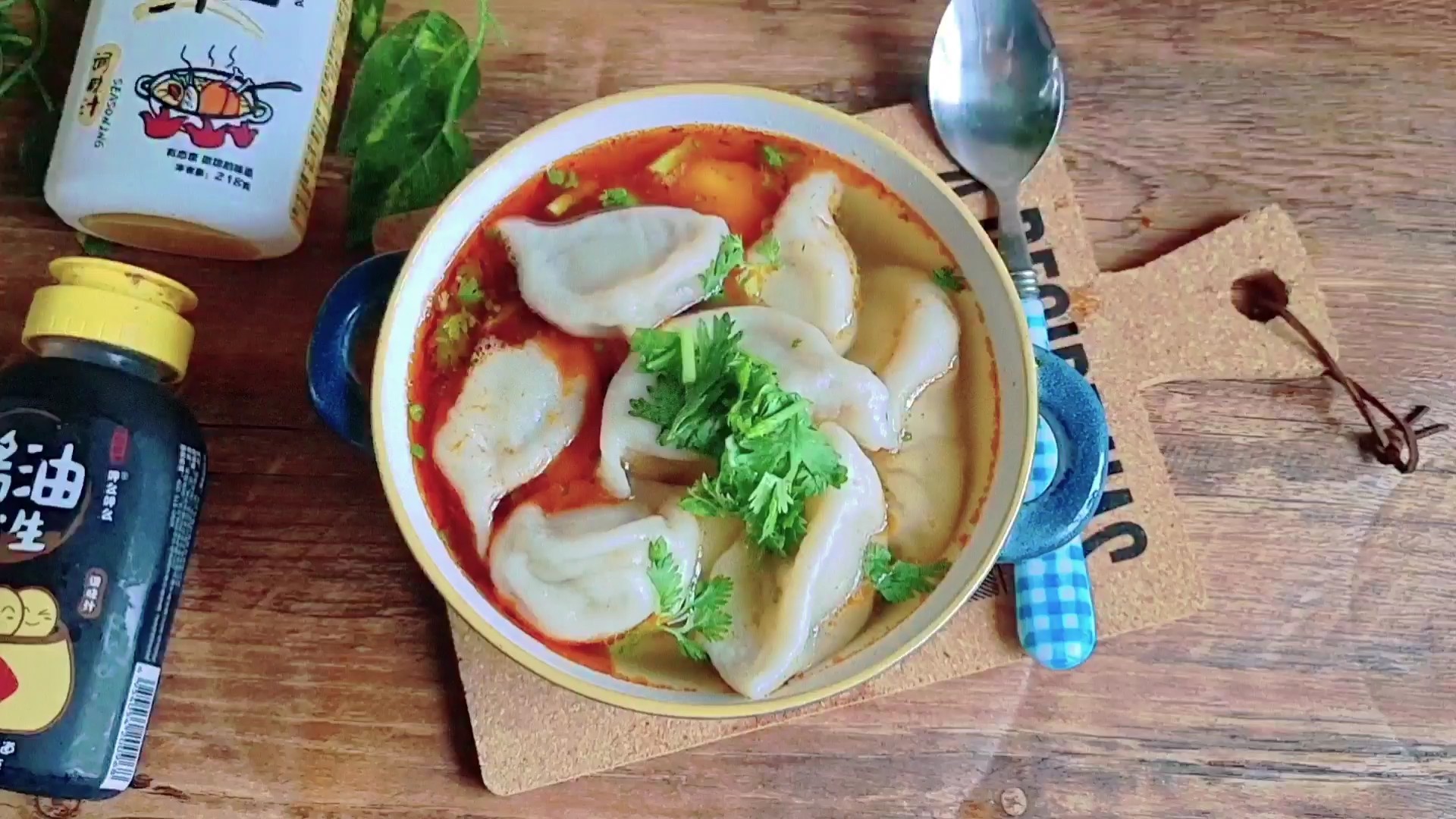 #冬至大如年# Eat Dumplings in The Winter Solstice, Fast Food...sour Soup recipe