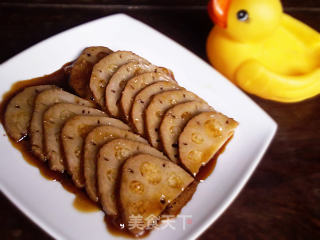 Brown Sugar Glutinous Rice Lotus Root recipe