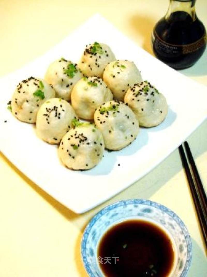 The Flavor of Old Town God Temple "fried Small Steamed Buns" recipe