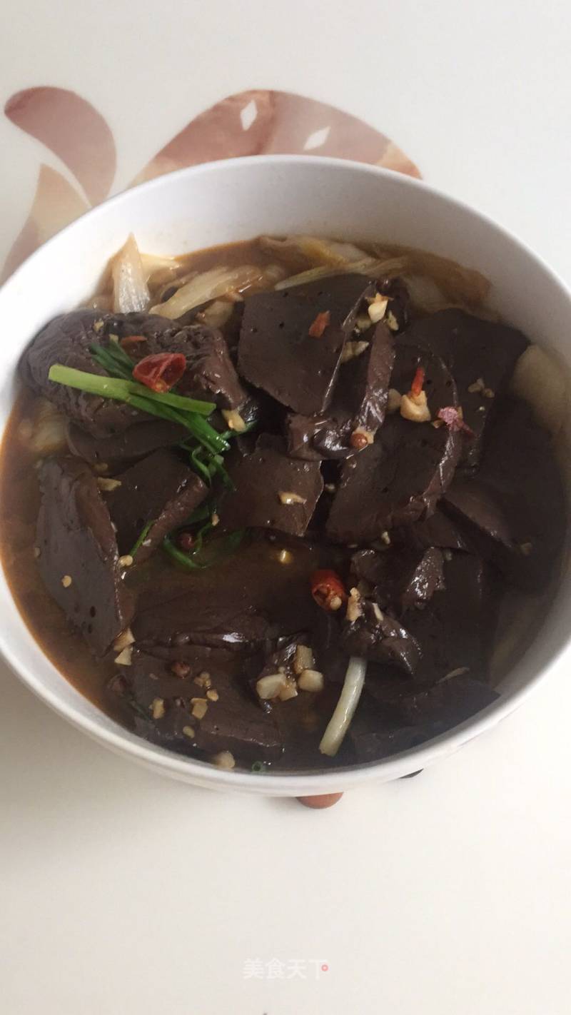 Boiled Duck Blood recipe