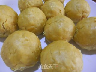 【kaifeng】yellow Rice Noodle Bean Paste Buns recipe