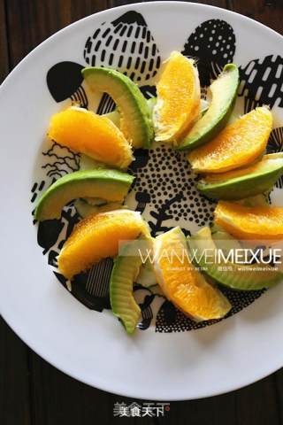 Avocado Sweet Orange Salad recipe