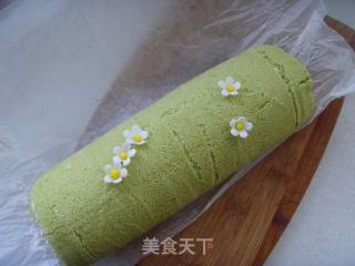 [food Challenge Baking Competition Area]: Full of Greenery---matcha Honey Bean Rolls recipe