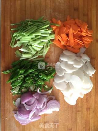 Vegetarian Fried Rice Cake recipe