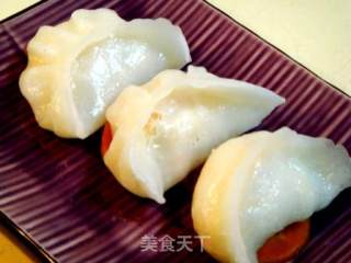 Light and Delicious "steamed White Jade Shrimp Dumplings" recipe