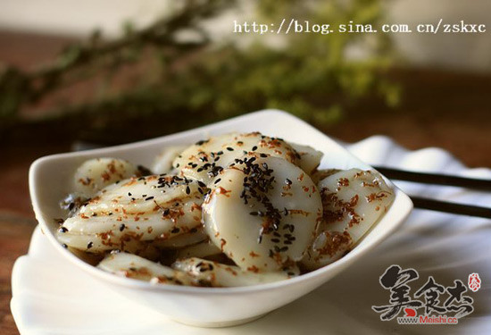 Sesame Osmanthus Sugar Rice Cake recipe