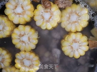 Winter Melon Corn Chicken Soup recipe