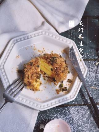 #四session Baking Contest and It's Love to Eat Festival#seaweed and Pork Floss with Small Shells recipe