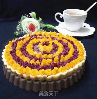 #aca烤明星大赛# Sweet and Sweet Double Potato Pie recipe