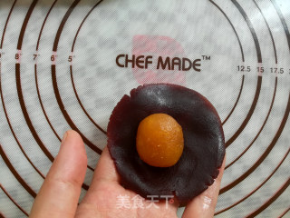 Cantonese Red Bean Paste and Egg Yolk Mooncake recipe