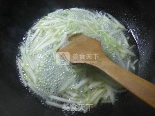 Mustard Shreds Bloom at Night, Boiled Dry Shreds recipe