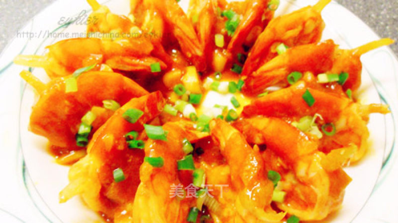 【xinhua Blooming】shrimp with Tomato Sauce recipe