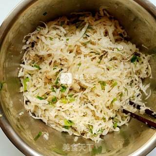 #aca烤明星大赛#shredded Radish Shortbread recipe