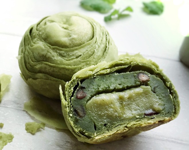 Matcha Crisp Filling-matcha Honey Bean Mint Mochi recipe