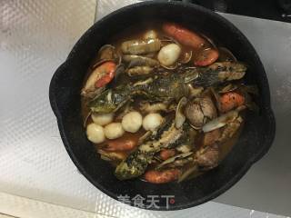 One Pot Stew with Fresh Seafood recipe