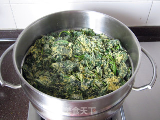 Steamed Sweet Potato Leaves recipe