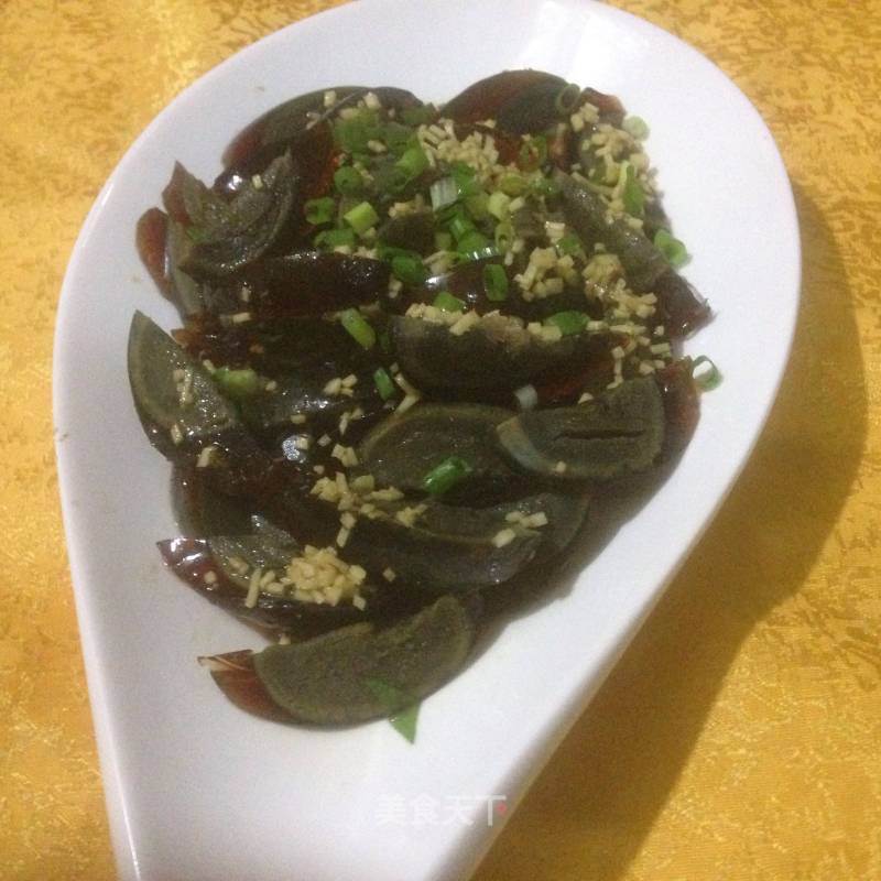 Preserved Egg with Ginger Sauce recipe