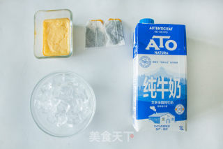 Summer Smooth and Sweet Milk Tea Pudding Sorbet recipe