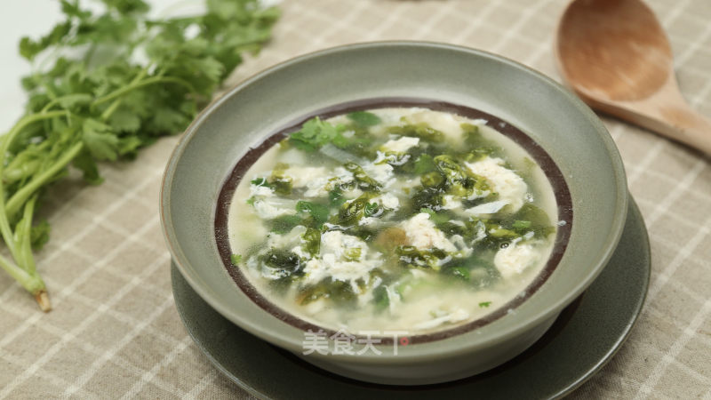 Egg Seaweed Soup recipe