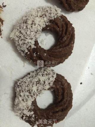 #aca Baking明星大赛#chocolate Ring recipe