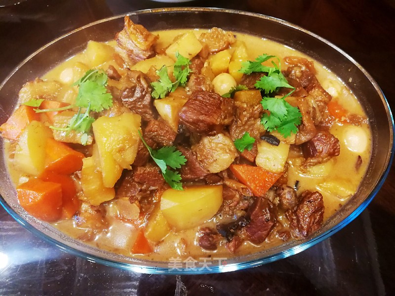 Beef Stew with Radish and Potatoes recipe