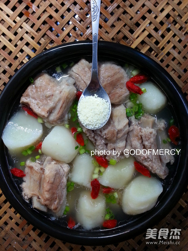 Yam Pork Ribs Soup recipe