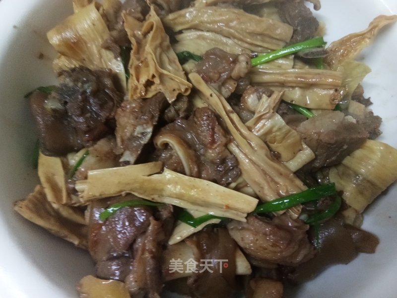 Braised Lamb Chops with Bamboo recipe