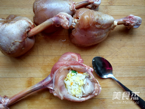 Golden Roasted Chicken Drumstick Rice recipe