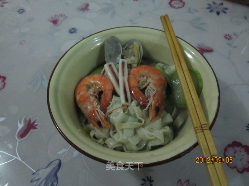 Seafood Noodles recipe