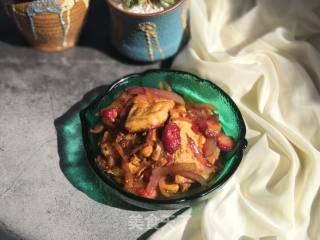 Fried Tofu with Onions recipe