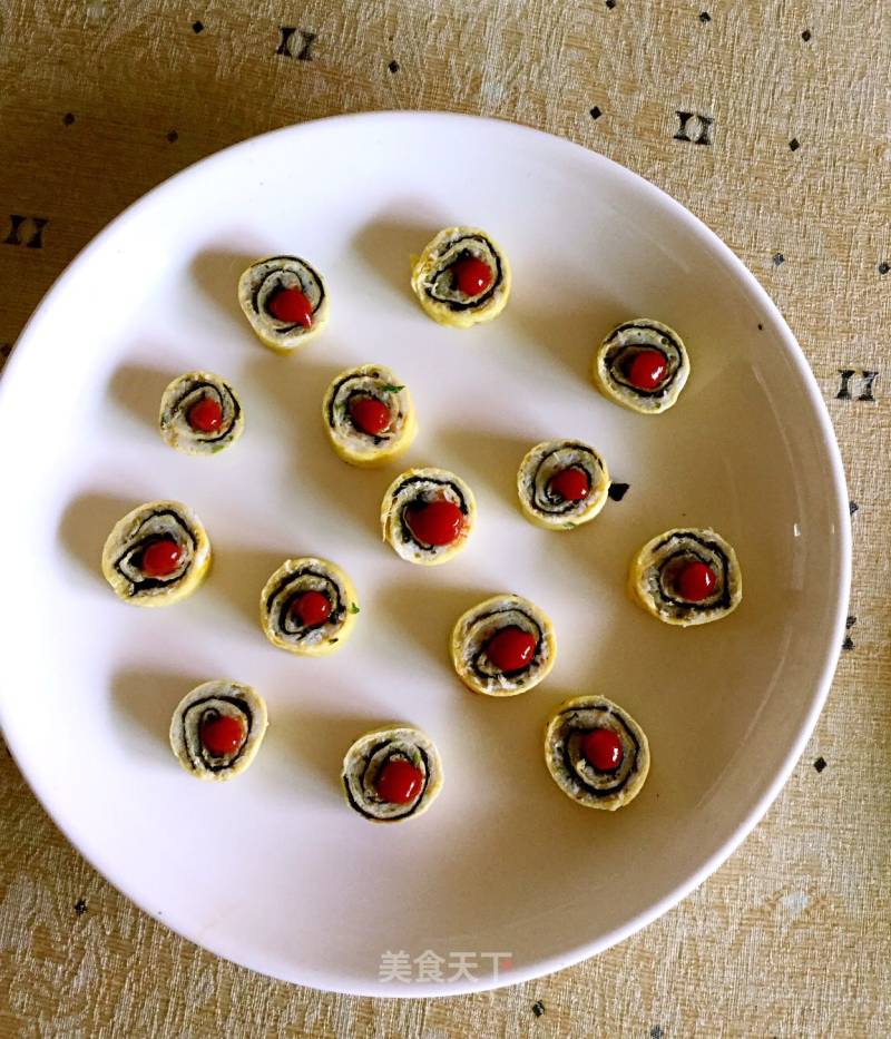 Perch Seaweed Omelet recipe