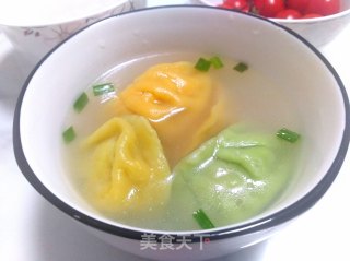 Two-color Pork Dumplings recipe