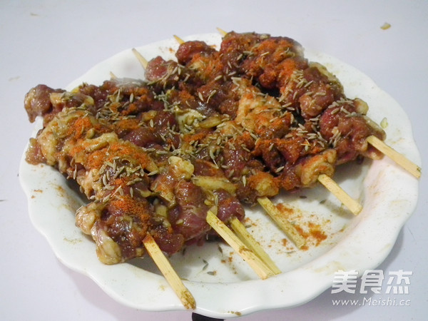 Oil-free Empty Fried Lamb Skewers recipe