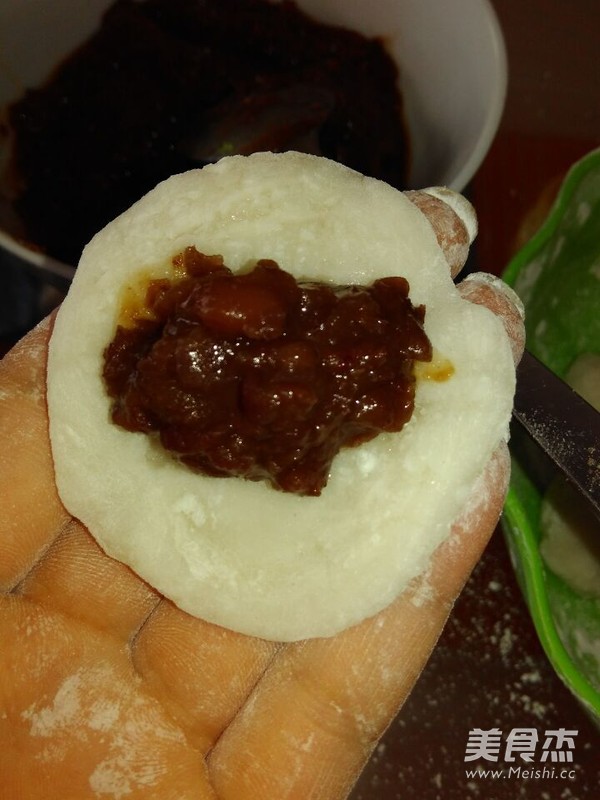 Red Bean Glutinous Rice Balls recipe