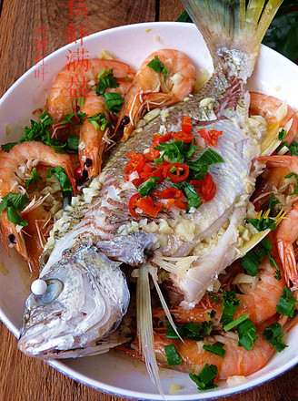 Fish and Shrimp Full Plate