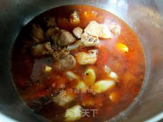 Hot and Sour Taro Pork Ribs recipe