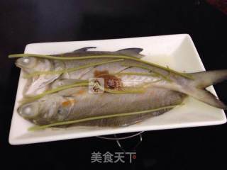 Sour Plum Steamed Fish with Bamboo Shoots recipe