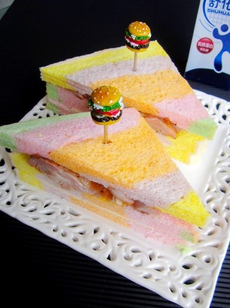 Rainbow Toast recipe