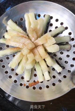 Sweet and Sour Chrysanthemum Eggplant recipe