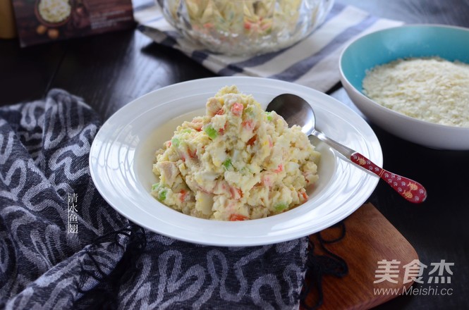 Chicken Salad with Mashed Potato Mix recipe