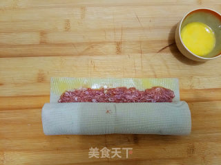 Smoked Bean Curd Meat Roll recipe