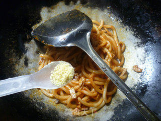 Spicy Fried Udon Noodles recipe