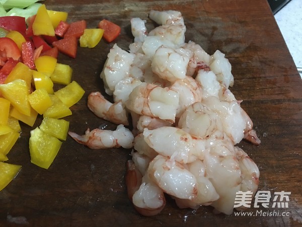 Fried Shrimp with Celery recipe