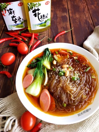 Homemade Spicy Noodles recipe