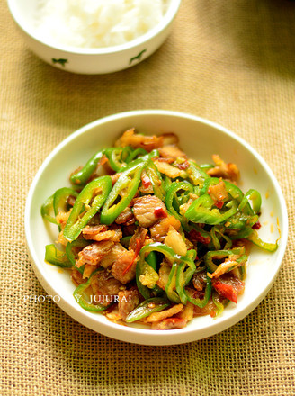 Green Pepper Twice Cooked Pork recipe