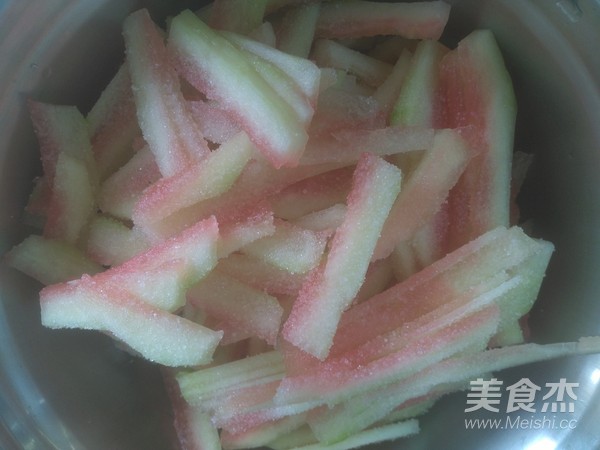 Cold Watermelon Peel recipe