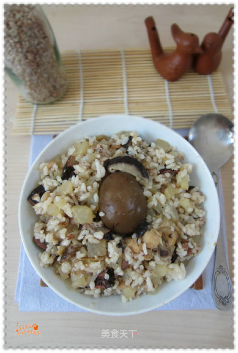 Fried Rice with White Radish and Duck Liver recipe