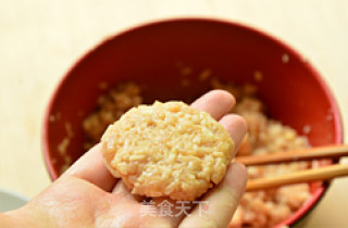 Lotus Root Cake with Tomato Sauce recipe