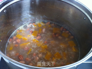 Pumpkin Candied Glutinous Rice Porridge recipe