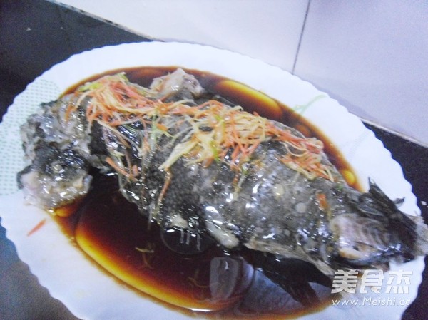 Steamed Sea Cucumber Fish recipe